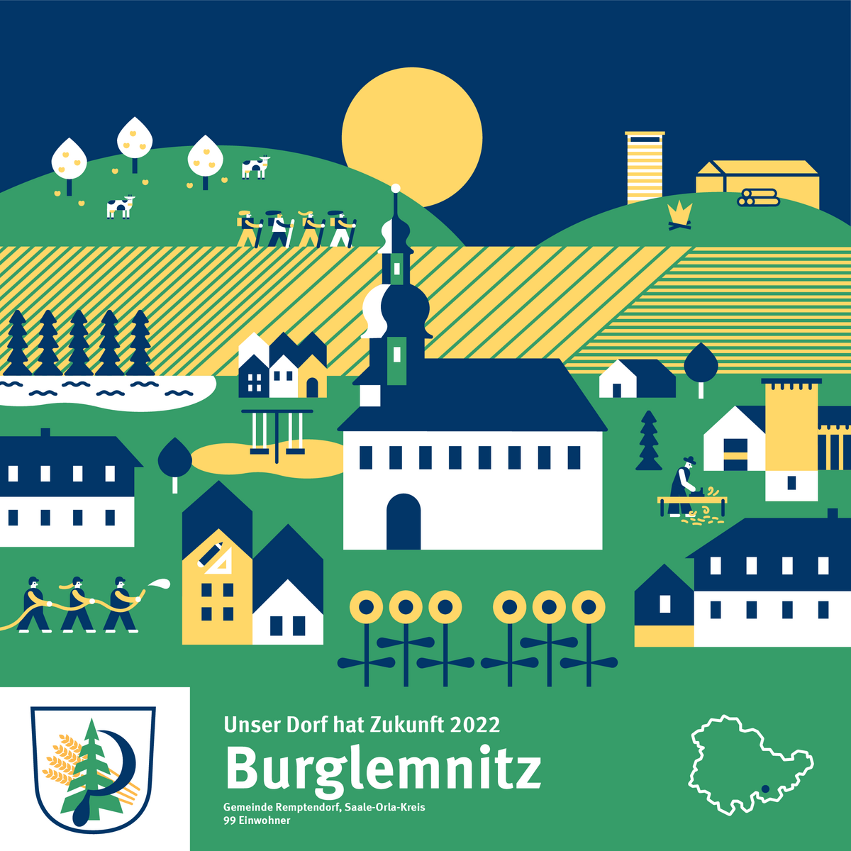 Landessieger 2022 Burglemnitz