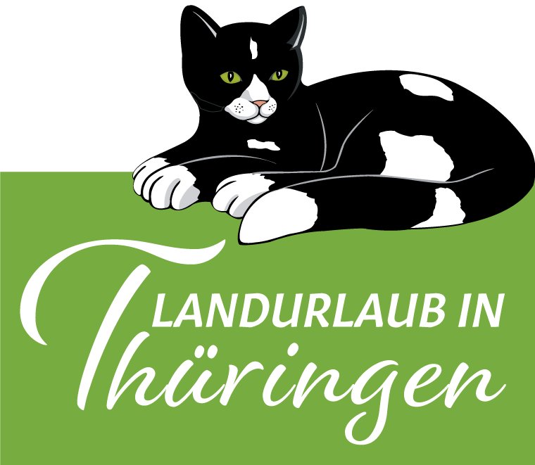 Logo Landurlaub Thüringen Logo: Landurlaub Thüringen mit Katze