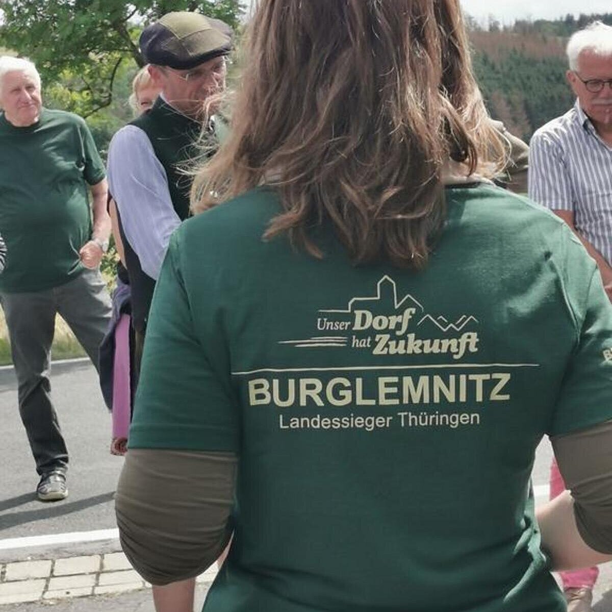 Foto: Rückenansicht T-Shirt Burglemnitz "Unser Dorf hat Zukunft"