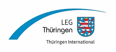 LEG Thüringen Logo in Modalfenster öffnen Zu sehen ist das Logo von Thüringen International