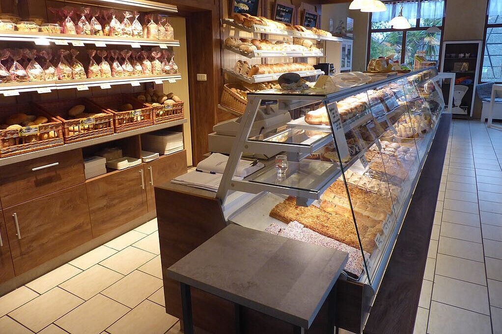 Foto: Verkaufstheke Bäckerei Zänker Bößleben © TLLLR
