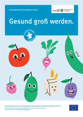 Poster zu Obst, Gemüse und Milch