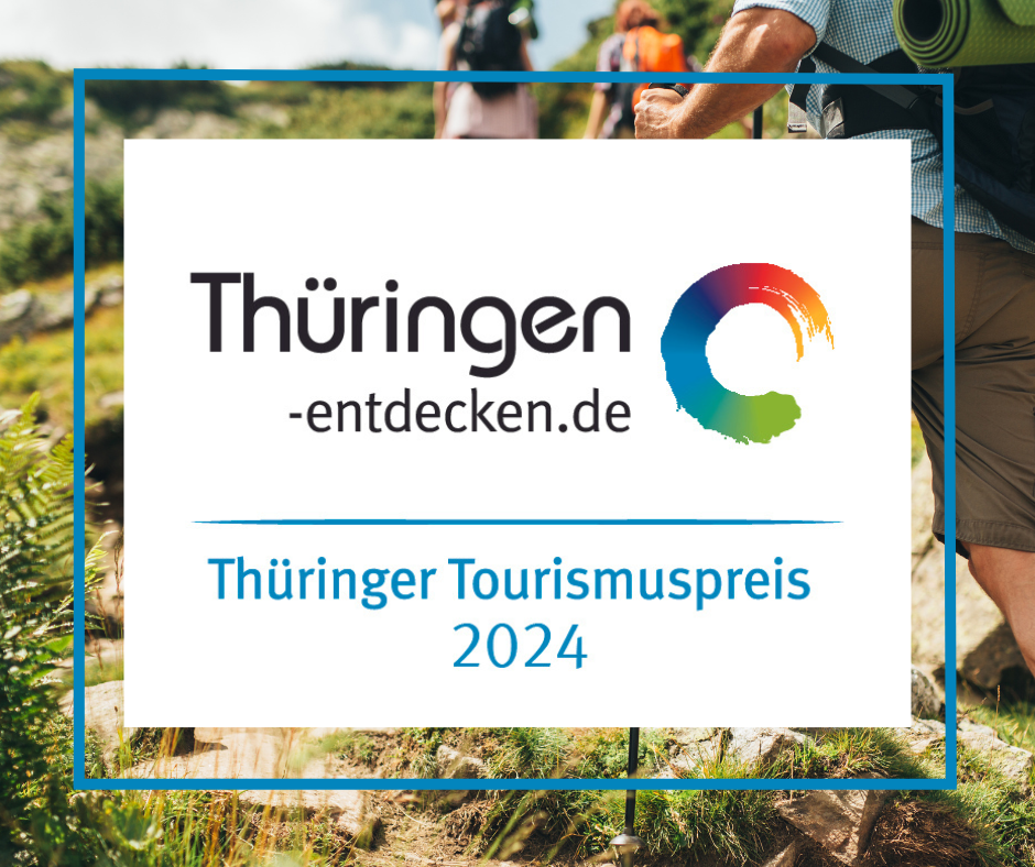 Logo Thüringen entdecken - Thüringer Tourismustag 2024